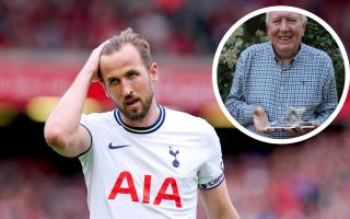 Roy Massey (inset) released Harry Kane when the England star was a youngster in Arsenal's academy