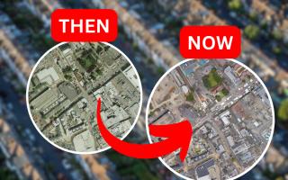 Take a look to see how Romford looked from above in 1999 compared to now