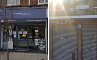 Staff at two vape stores in Romford had different views on the possible government ban