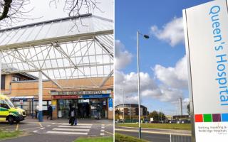 Patients at Queens and King George Hospital have been warned of disruption during doctors' strikes