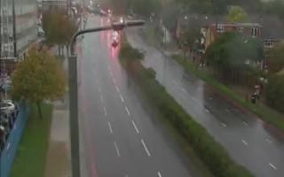 Flooding as been reported on A12 near Newbury Park