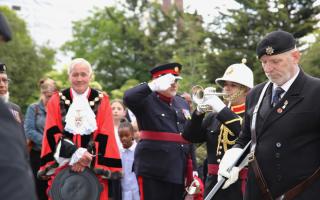 The ceremony in honour of the 80th anniversary took place in Romford