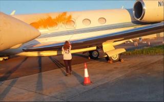 A previous Just Stop Oil protest at Stanstead Airport on June 20 this year