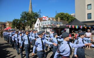 Air cadets march through Romford
