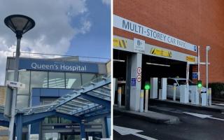 Patients will be unable to use Queen's Hospital's car park from this Saturday (July 20)