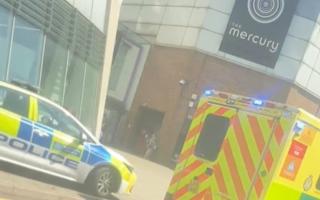 An incident has unfolded at the Mercury Mall