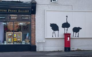 The artwork on Crossways does not belong to street artist Banksy