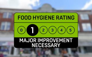 These are Havering's lowest-rated businesses for food hygiene standards in August