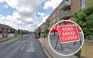 Squirrels Heath Lane is one of the roads affected by closure this week