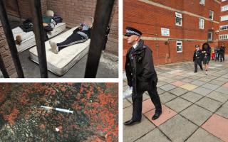 Residents of Millard Terrace, in Dagenham, are plagued by crime and anti-social behaviour