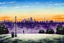 Views of Primrose Hill and Parliament Hill in the snow feature in an exhibition of John Duffin's new collection at Catto Gallery, Hampstead.