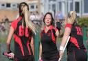 Emma Isherwood celebrates with her Havering team-mates