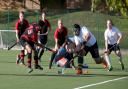 Havering seconds score their first goal against Redbridge & Ilford at Campion School