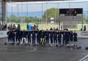 Havering Hawks line up in Switzerland.