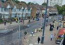 High Road, Chadwell Heath was partially closed in both directions