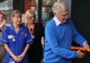 Sir Trevor cuts ribbon for new charity store in Hornchurch