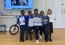 Fatima Whitbread launched her book with an event at Clockhouse Primary School