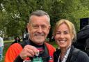 Bobby and Kaye after the Victoria Park Half