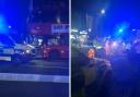 Pictures from scene of Tottenham crash