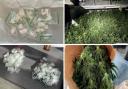 They discovered a substantial cannabis farm in the loft space, along with drug production equipment, large sums of cash, and multiple bags of cocaine