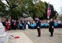 Nick Bracken OBE, representative deputy lieutenant for Havering, at the Romford Remembrance service