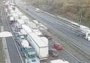 Traffic on the M25