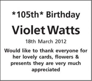 Violet Watts