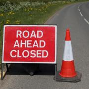 Road closed on M11