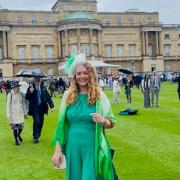 Oakfields Preparatory School headteacher Katrina Carroll attended the Queen's Garden Party at Buckingham Palace on May 11