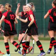 Havering Ladies celebrate a goal