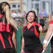 Emma Isherwood celebrates with her Havering team-mates