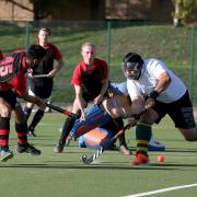 Havering seconds score their first goal against Redbridge & Ilford at Campion School