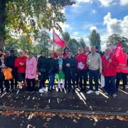 Postal workers striking in Romford on October 13 over a pay dispute with Royal Mail