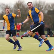 Action from Upminster's 4-4 draw with Hertford. Pic: Gavin Ellis/TGS Photo