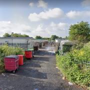 The existing caravan site in Eastbrookend Country Park