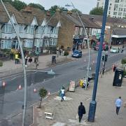 High Road, Chadwell Heath was partially closed in both directions