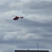 London's Air Ambulance was spotted in Rainham