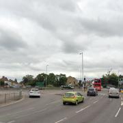 A crash in North Street this morning has left two people in hospital