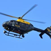 A police helicopter was called in to assist officers during a chase in Harold Hill