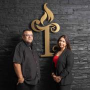 Owners of Tandoori Lounge Sukh and Honey Uppal