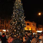 A previous year's Christmas lights switch-on event in East Ham