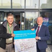 Councillor Paul McGeary and councillor Graham Williamson