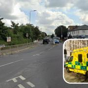 The crash occurred at a junction in Rainham