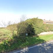 The existing Rainham Lodge Farm site access junction in Berwick Pond Road, Upminster