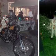 The Halloween maze in Collier Row is complete with spooky props and real life 