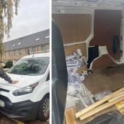 Harmony House had hundreds of pounds worth of tools stolen from its van