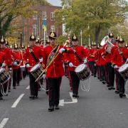 Brentwood Imperial Youth Band leads the Remembrance parade