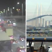 There's a crash at the Dartford Crossing