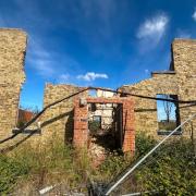 Ruins of a five-bedroom house are listed on Zoopla for £1 million