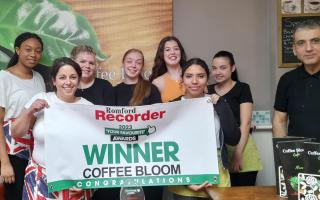 Coffee Bloom Cafe in Upminster has won the Recorder's Cafe of the Month competition